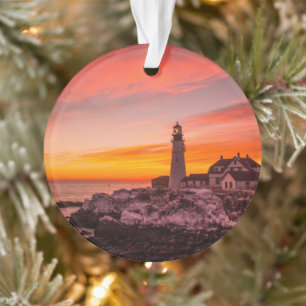 Leuchttürme   Portland Head Cape Elizabeth Maine Ornament