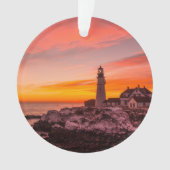 Leuchttürme | Portland Head Cape Elizabeth Maine Ornament (Vorderseite)