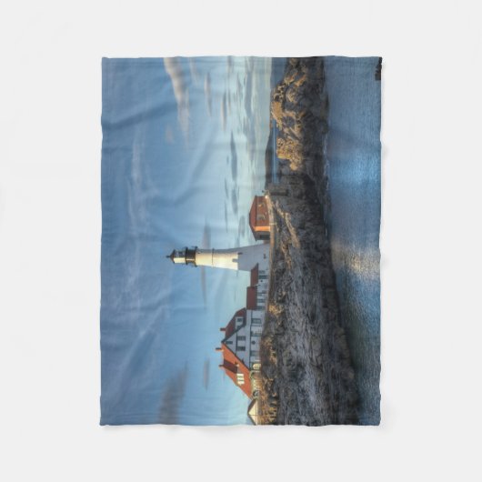 Leuchttürme | Portland Head Light Lighthouse Fleecedecke (Vorderseite)