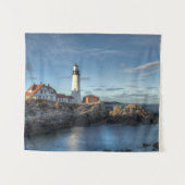 Leuchttürme | Portland Head Light Lighthouse Wandteppich (Vorderseite (Horizontal))