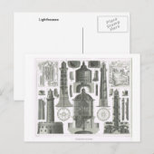 Leuchttürme Postkarte (Vorne/Hinten)