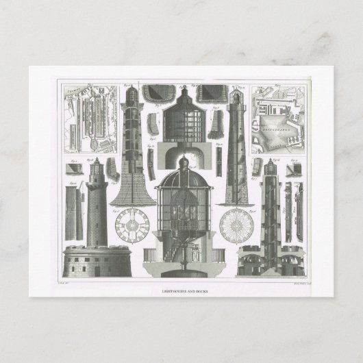 Leuchttürme Postkarte (Vorderseite)