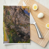 Leuchttürme | Rockport Lighthouse Maine Geschirrtuch (Viertel Falte)