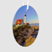 Leuchttürme | Rockport Lighthouse Maine Ornament (Vorderseite)