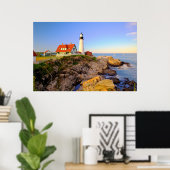Leuchttürme | Rockport Lighthouse Maine Poster (Heimbüro)