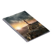 Leuchttürme | Rotweiße Leuchttürme Notizblock (Rechte Seite)