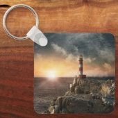 Leuchttürme | Rotweiße Leuchttürme Schlüsselanhänger (Vorderseite)