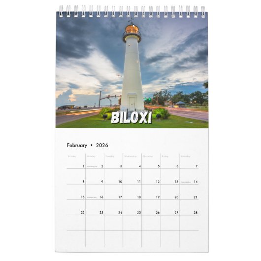 Leuchttürme-Sammlung Wall Calendar Kalender (Feb 2026)