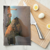 Leuchttürme | Sea Light Lossiemouth Schottland Geschirrtuch (Viertel Falte)