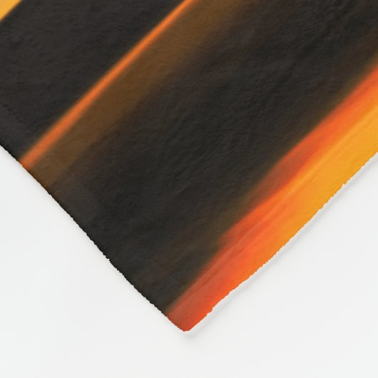 Leuchttürme - Sonnenaufgang Fleecedecke (Ecke)