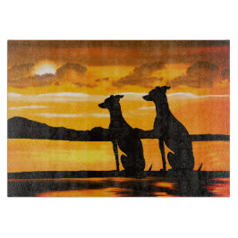 Leuchttürme - Sonnenaufgang Schneidebrett