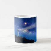 Leuchttürme | Starry Night Lighthouse Kaffeetasse (Mittel)