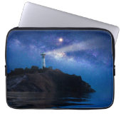 Leuchttürme | Starry Night Lighthouse Laptopschutzhülle (Vorderseite)