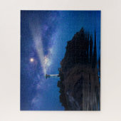 Leuchttürme | Starry Night Lighthouse Puzzle (Vertikal)