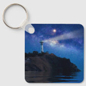 Leuchttürme | Starry Night Lighthouse Schlüsselanhänger (Vorderseite)