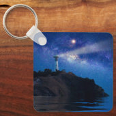Leuchttürme | Starry Night Lighthouse Schlüsselanhänger (Vorderseite)