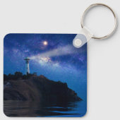 Leuchttürme | Starry Night Lighthouse Schlüsselanhänger (Rückseite)