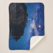 Leuchttürme | Starry Night Lighthouse Sherpadecke (Vorderseite)