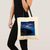 Leuchttürme | Starry Night Lighthouse Tragetasche (Vorderseite (Produkt))