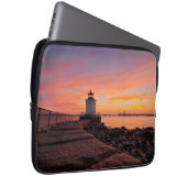 Leuchttürme | Südportland, Maine Laptopschutzhülle (Vorne Rechts)