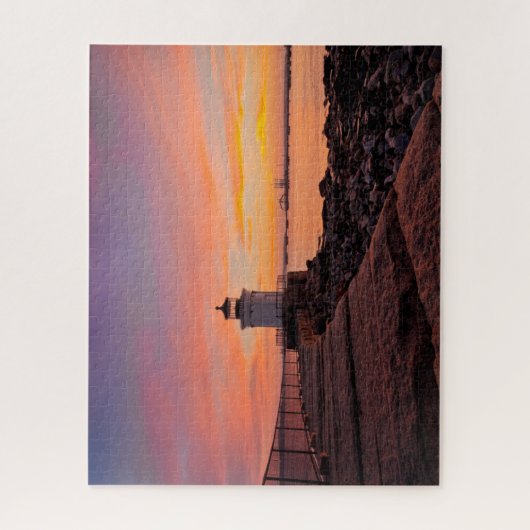 Leuchttürme | Südportland, Maine Puzzle (Vertikal)