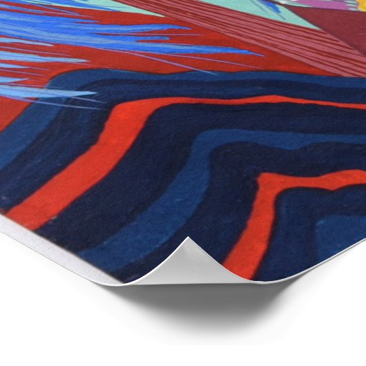 Leuchttürme und Leos Schiff Poster (Ecke)