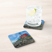 Leuchttürme | Victoria Harbour Vancouver Island Getränkeuntersetzer (Rechte Seite)