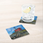 Leuchttürme | Victoria Harbour Vancouver Island Rechteckiger Pappuntersetzer (Vor Ort)