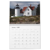 Leuchttürme von Maines Küste Kalender (Jan 2027)