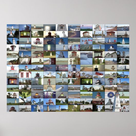 Leuchttürme von Prinz Edward Island Poster (Vorne)