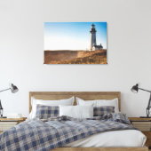 Leuchttürme | Yaquina Head Lighthouse Oregon Leinwanddruck (Insitu (Schlafzimmer))