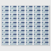 Leuchtturmflächen für Langschiffen Geschenkpapier (Flach)