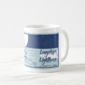 Leuchtturmflächen für Langschiffen Kaffeetasse (VorderseiteRechts)