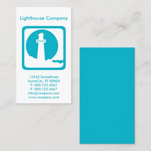 Leuchtturmgesellschaft Visitenkarte (Vorne/Hinten)