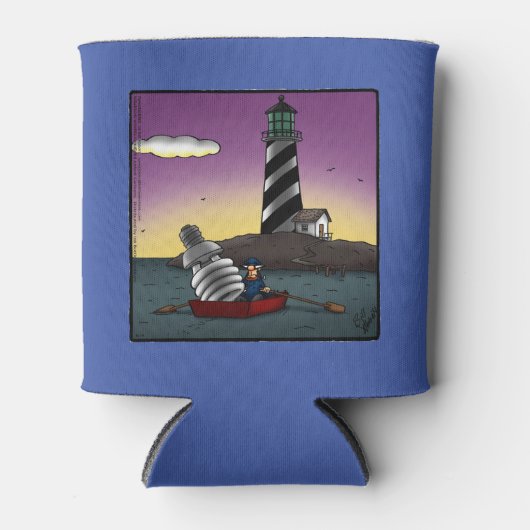 Leuchtturmhalter Spaß kann kühler Dosenkühler (Vorderseite)