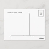Leuchtturmkarte Postkarte (Rückseite)