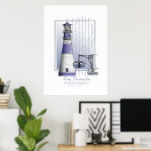 Leuchtturmkunstdruck Nr. 3, tony fernandes Poster (Heimbüro)