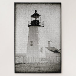 Leuchtturmküste Maine Pemaquid Point Grosses Puzzle