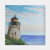 Leuchtturmmagnet auf Rhode Island Magnet (Vorne)