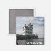 Leuchtturmmagnet Magnet (Vorderseite/Rückseite)