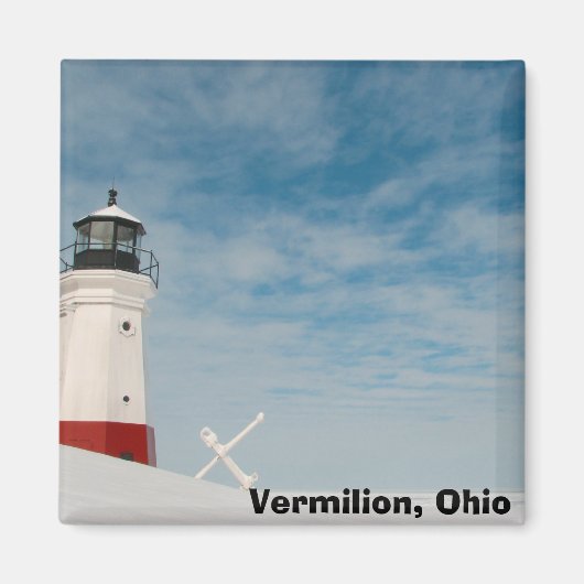 Leuchtturmmagnet Magnet (Vorne)