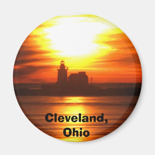 Leuchtturmmagnet Magnet (Vorne)