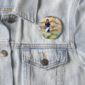 Leuchtturmmalerei St Augustine Florida Button (Beispiel)