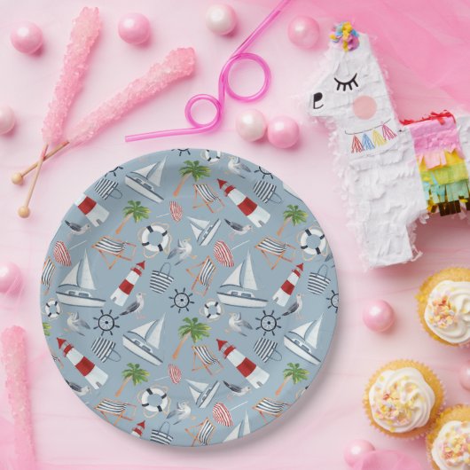 Leuchtturmpapierplatte Pappteller (Party)