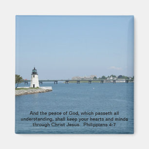 Leuchtturmphilippians-4:7 Magnet