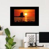 Leuchtturmposter Poster (Heimbüro)