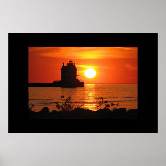 Leuchtturmposter Poster (Vorne)