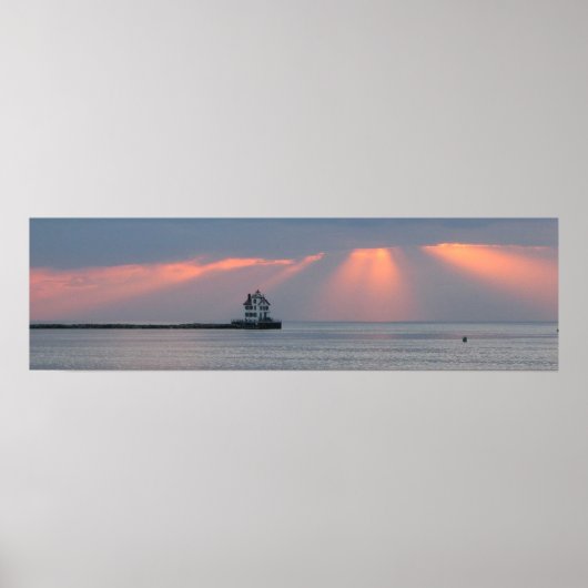 Leuchtturmposter Poster (Vorne)