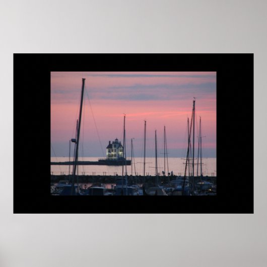 Leuchtturmposter Poster (Vorne)