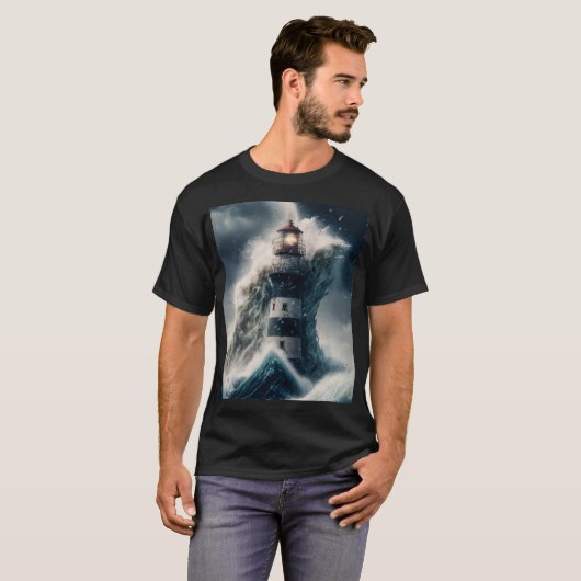 Leuchtturmreihe - Leuchtturm AS2023-31 T-Shirt (Vorne ganz)